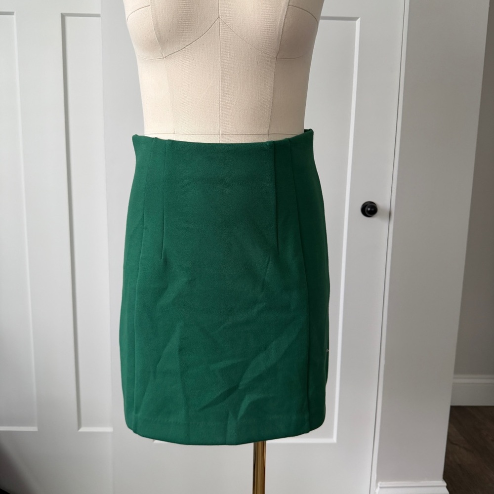 Ann Taylor Classic Green Pencil Skirt